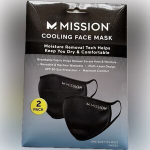 Mission cooling face mask new in package‎